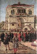 CARPACCIO, Vittore The Ambassadors Return to the English Court (detail) fdg china oil painting reproduction